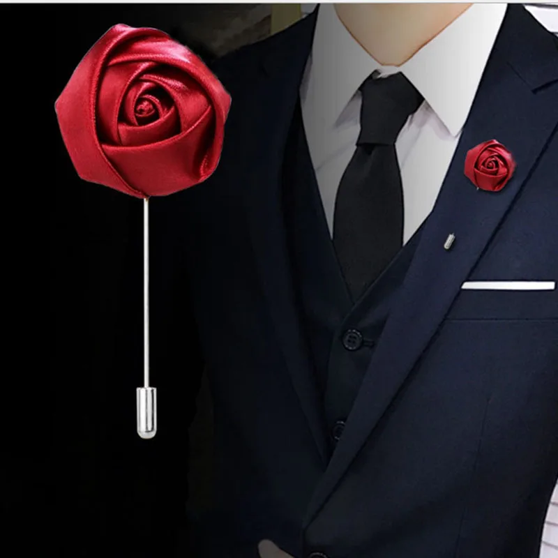 Tuxedo Lapel Pin - Men Boutonnieres for Wedding Groom Corsage