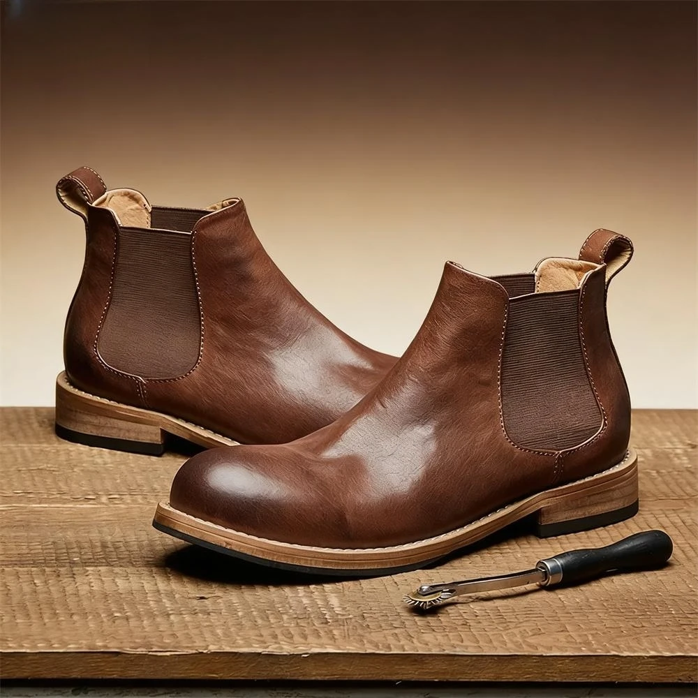 Men's Elastic Gores Chelsea An - Formal Men Daily Wear Footwear 评论和价格