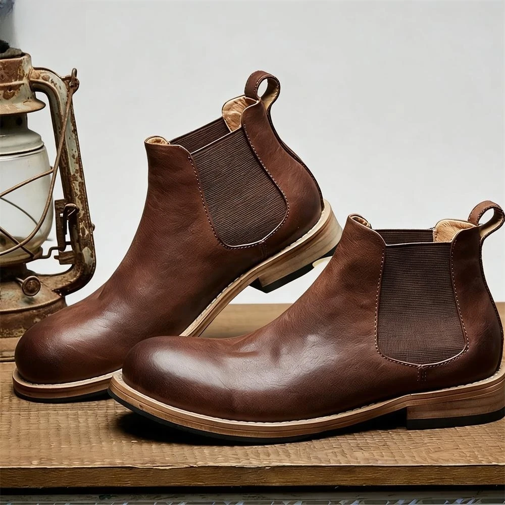 Men's Elastic Gores Chelsea An - Formal Men Daily Wear Footwear 评论和价格