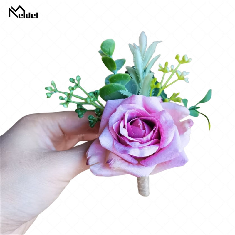 Wedding Corsage Boutonnieres F - Tuxedo Lapel Pin 评论和价格