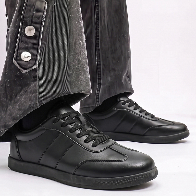 Versatile Men's Genuine Leathe - Men Formal Wear All Black 评论和价格