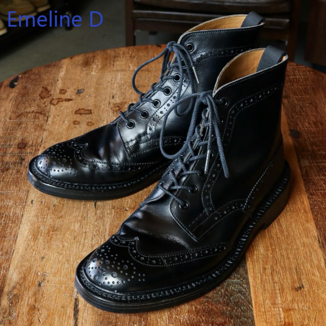 Men Brogue Ankle Boots Genuine - Formal Men Daily Wear Footwear 评论和价格
