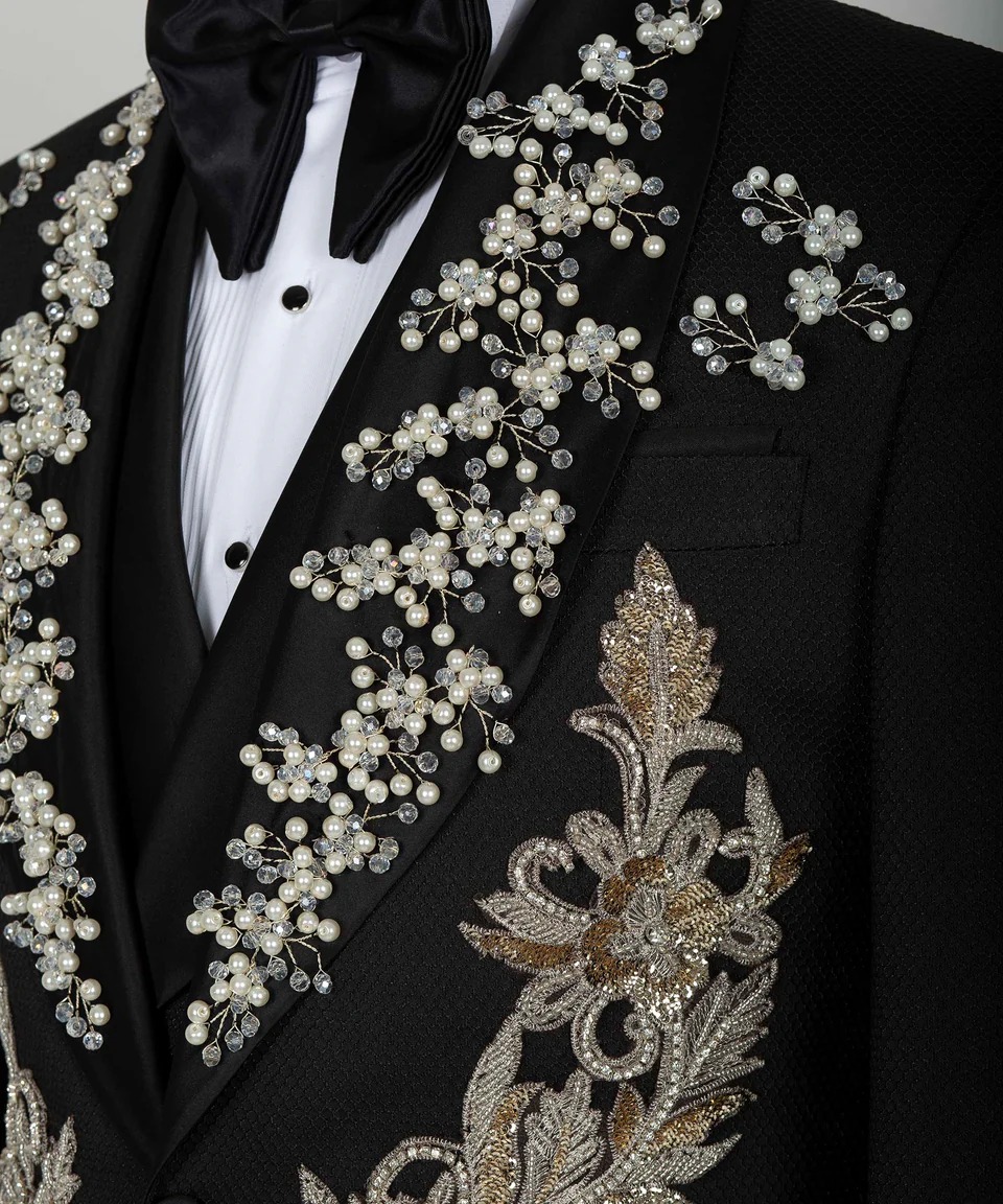 Luxurious Bespoke Wedding Suit - Men Formal Wear Modern 评论和价格