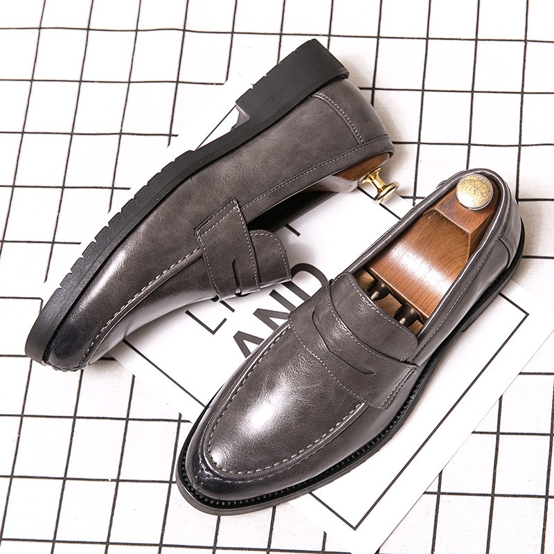 Men Vintage Faux Leather Penny - Formal Men Daily Wear Footwear 评论和价格