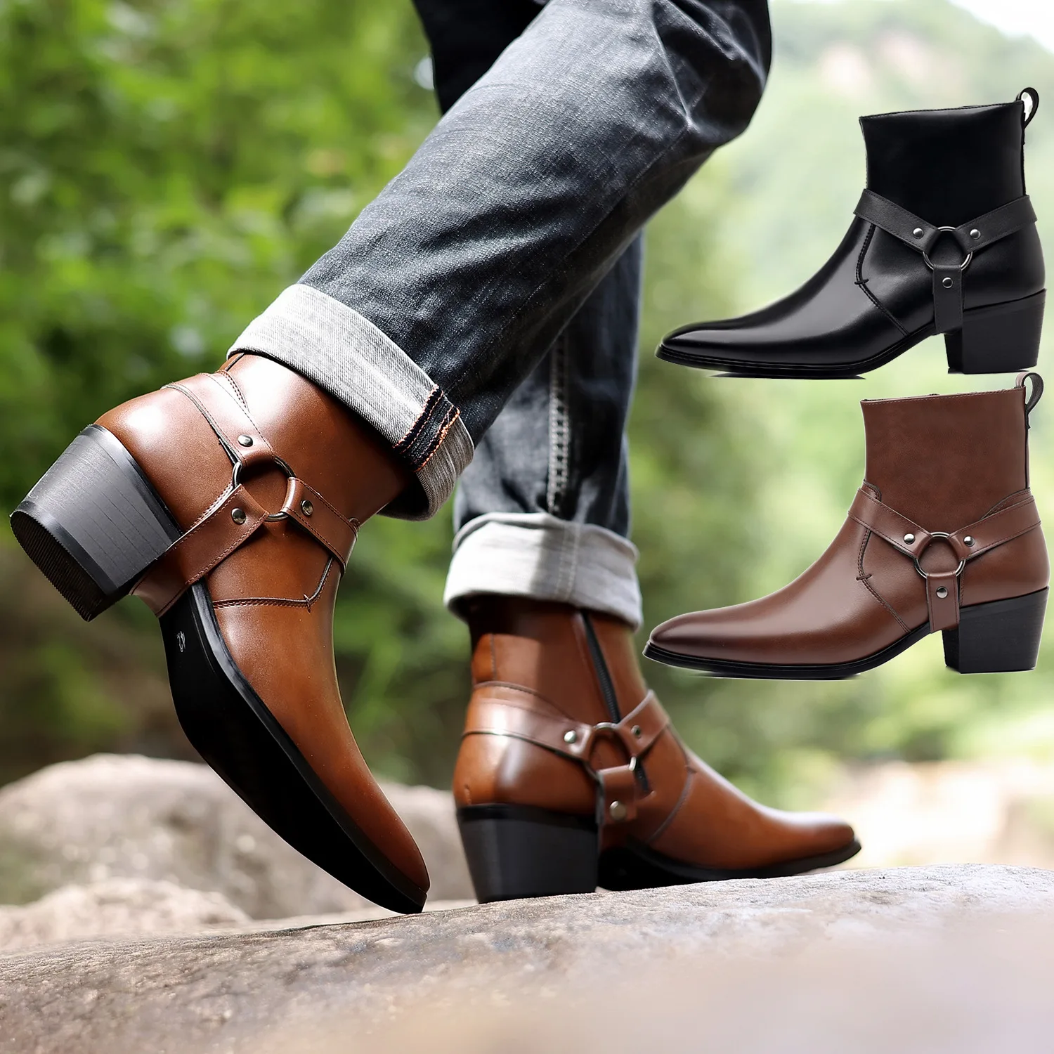 Classic Western Cowboy Knight  - Men Formal Wear With Boots 评论和价格