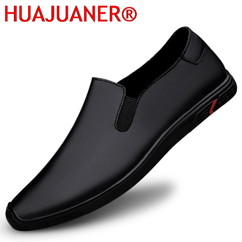 Genuine Leather Shoes Men's Lo - Men Formal Wear All Black 评论和价格