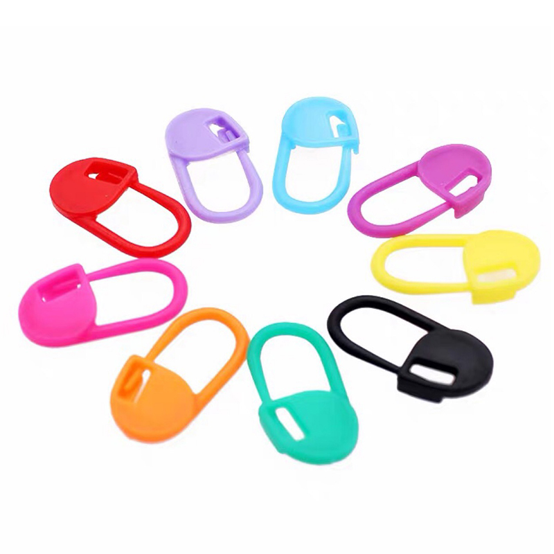 100Pcs Mix Color Knitting Tool - Tuxedo Lapel Pin 评论和价格