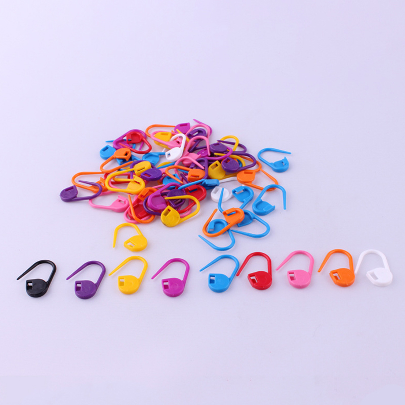 100Pcs Mix Color Knitting Tool - Tuxedo Lapel Pin 评论和价格