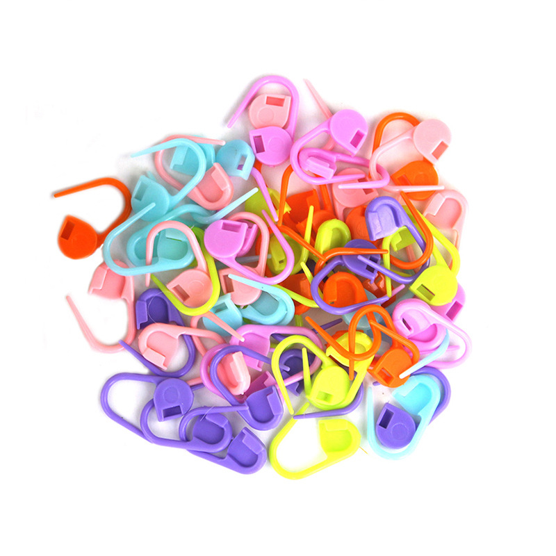 100Pcs Mix Color Knitting Tool - Tuxedo Lapel Pin 评论和价格