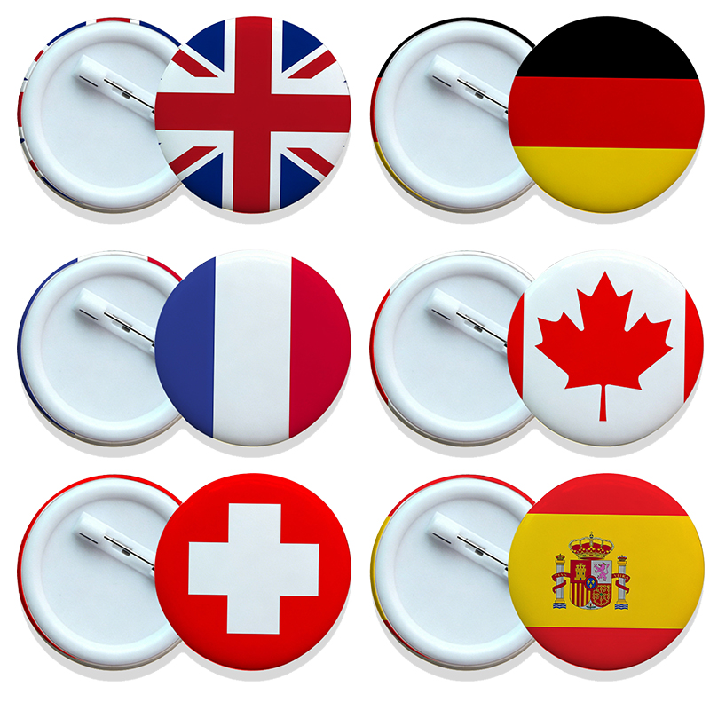 Europe National Flag Brooch Fr - Tuxedo Lapel Pin 评论和价格